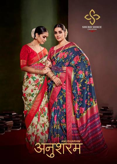 ANUSHARAM BY SHUBH SHREE SILK SAREE MANUFACTURER IN INDIA 